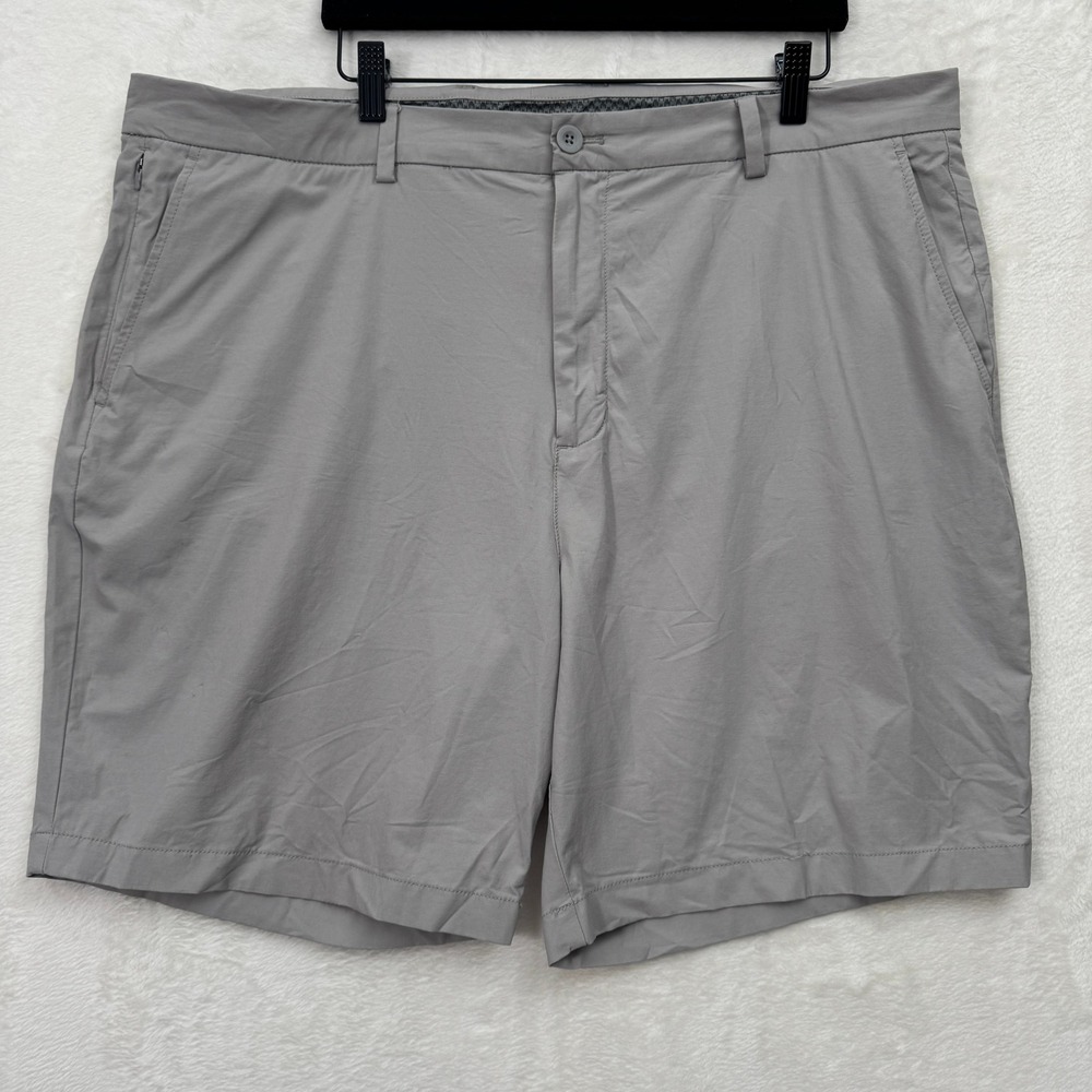 Vineyard Vines Golf Shorts Mens Grey Stillwater OTG Performance Stretch Solid